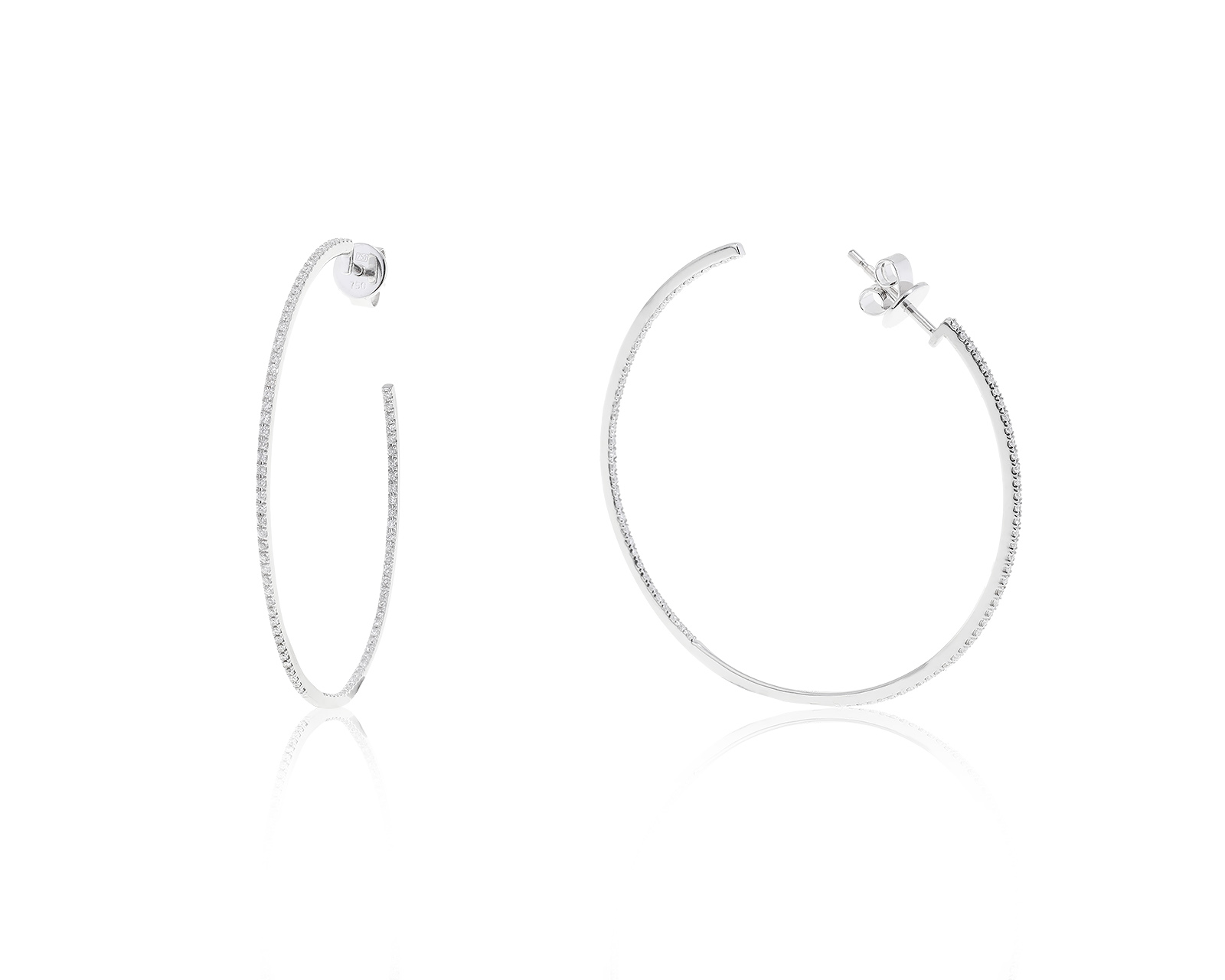 Золотые серьги с бриллиантами 0.60ct 060623/11