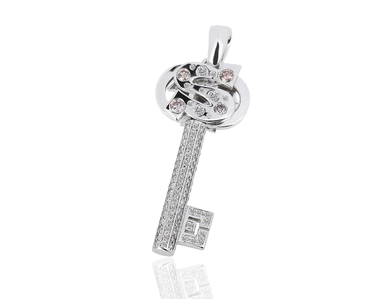 Изысканный золотой кулон с бриллиантами 2.26ct 081118/1