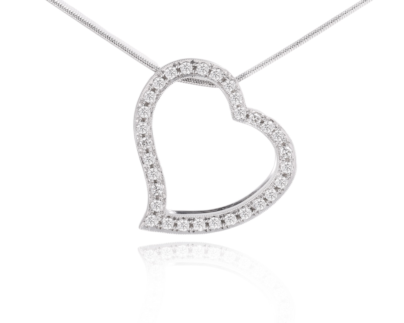 Золотой кулон с бриллиантами 0.56ct