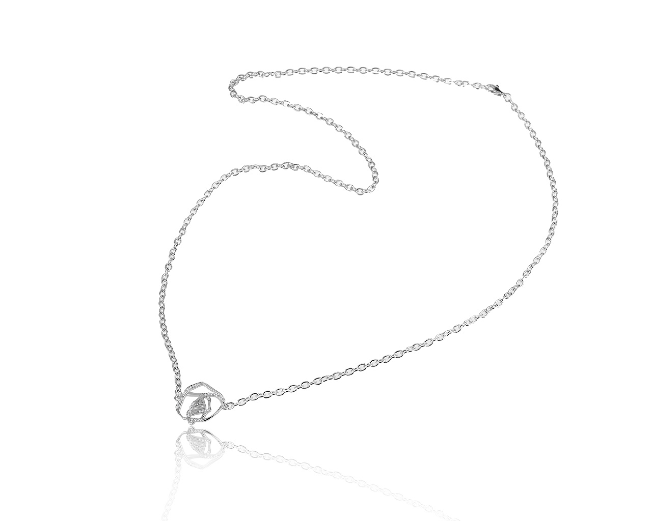 Оригинальный золотой кулон с бриллиантами 0.22ct Gavello