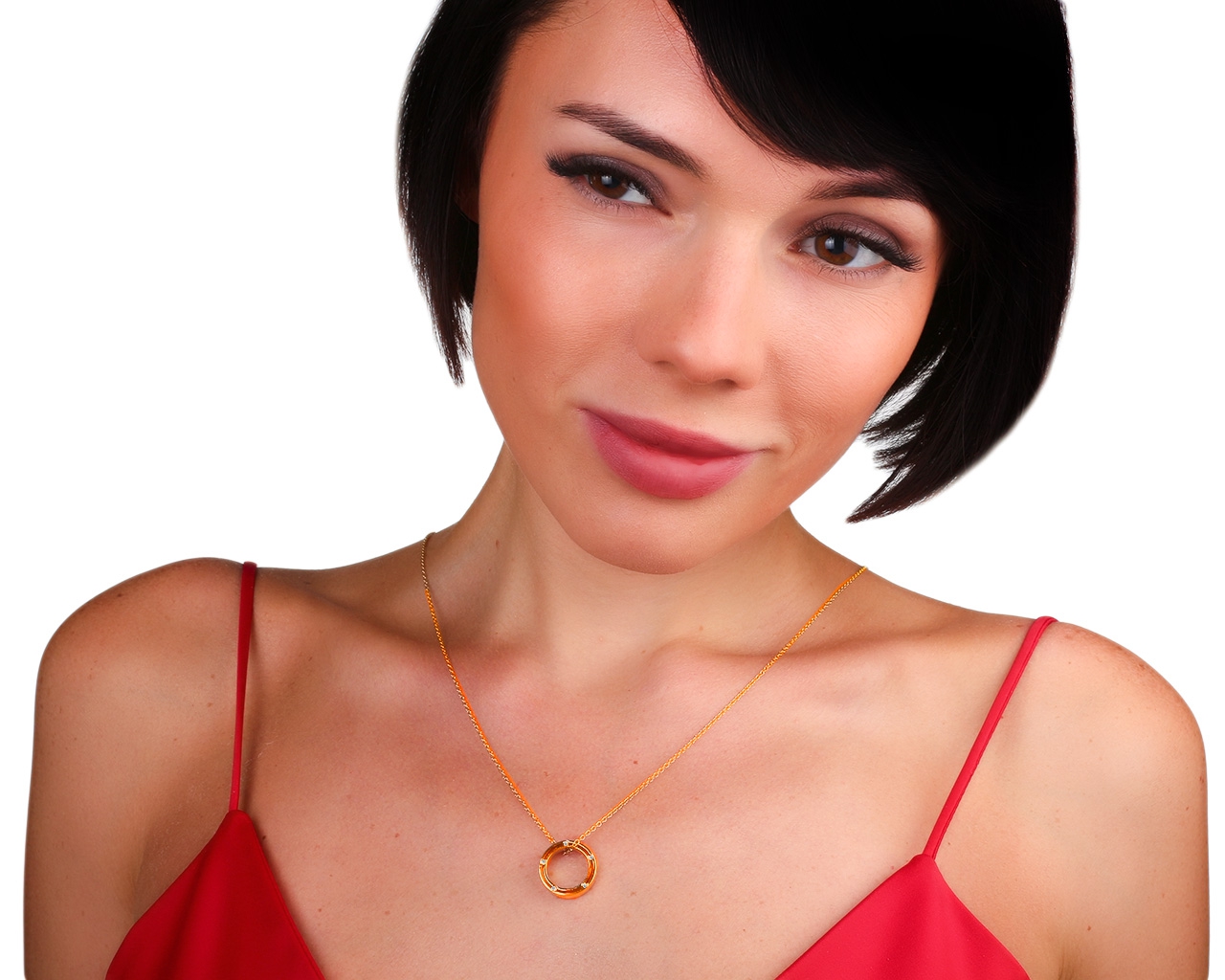 Золотой кулон с бриллиантами 0.09ct Damiani D.Side