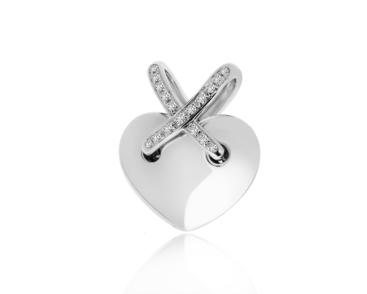 Оригинальный золотой кулон с бриллиантами 0.20ct Chaumet 030220/2