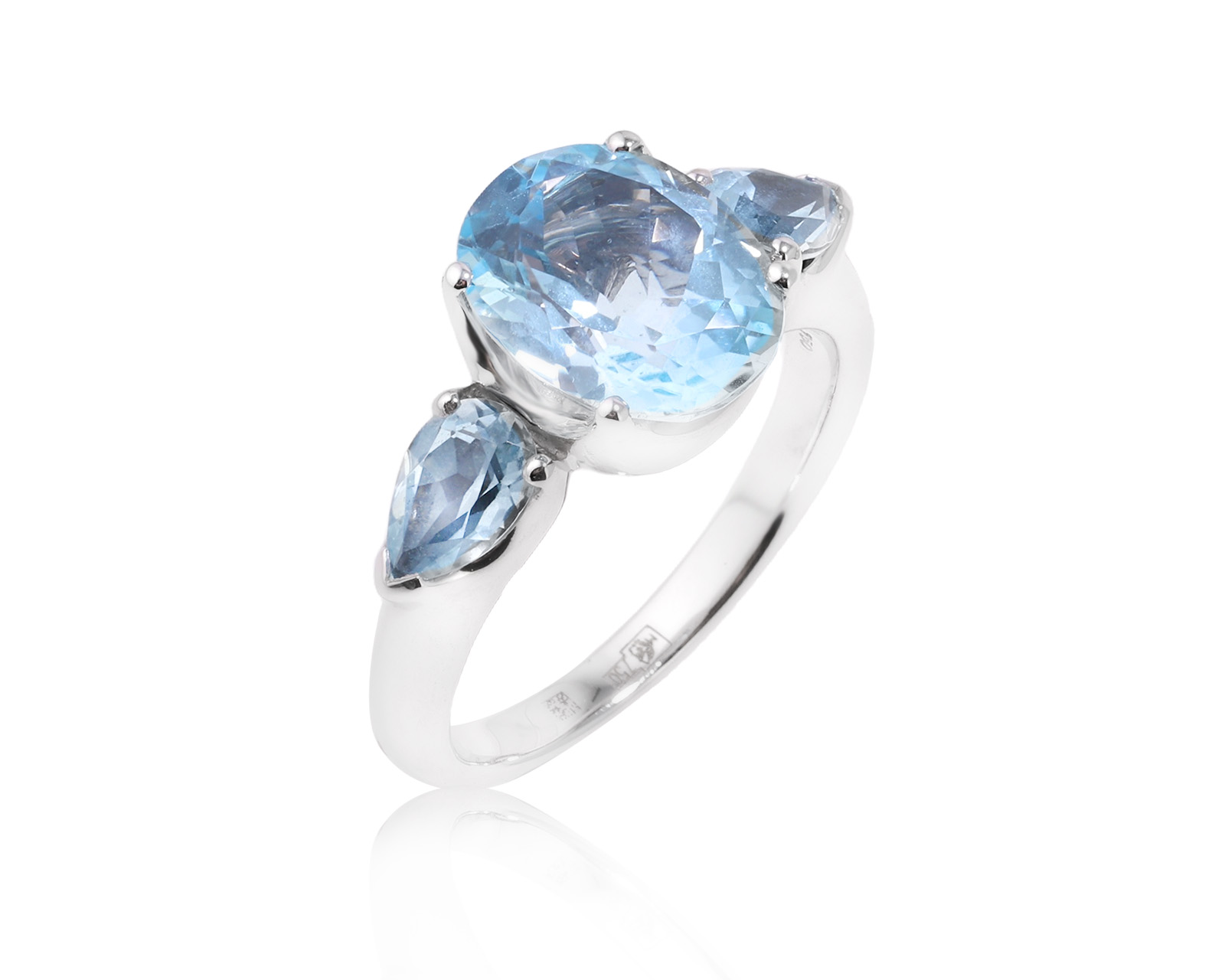 Оригинальное золотое кольцо с топазами 4.24ct H.Stern Orion 220226/4