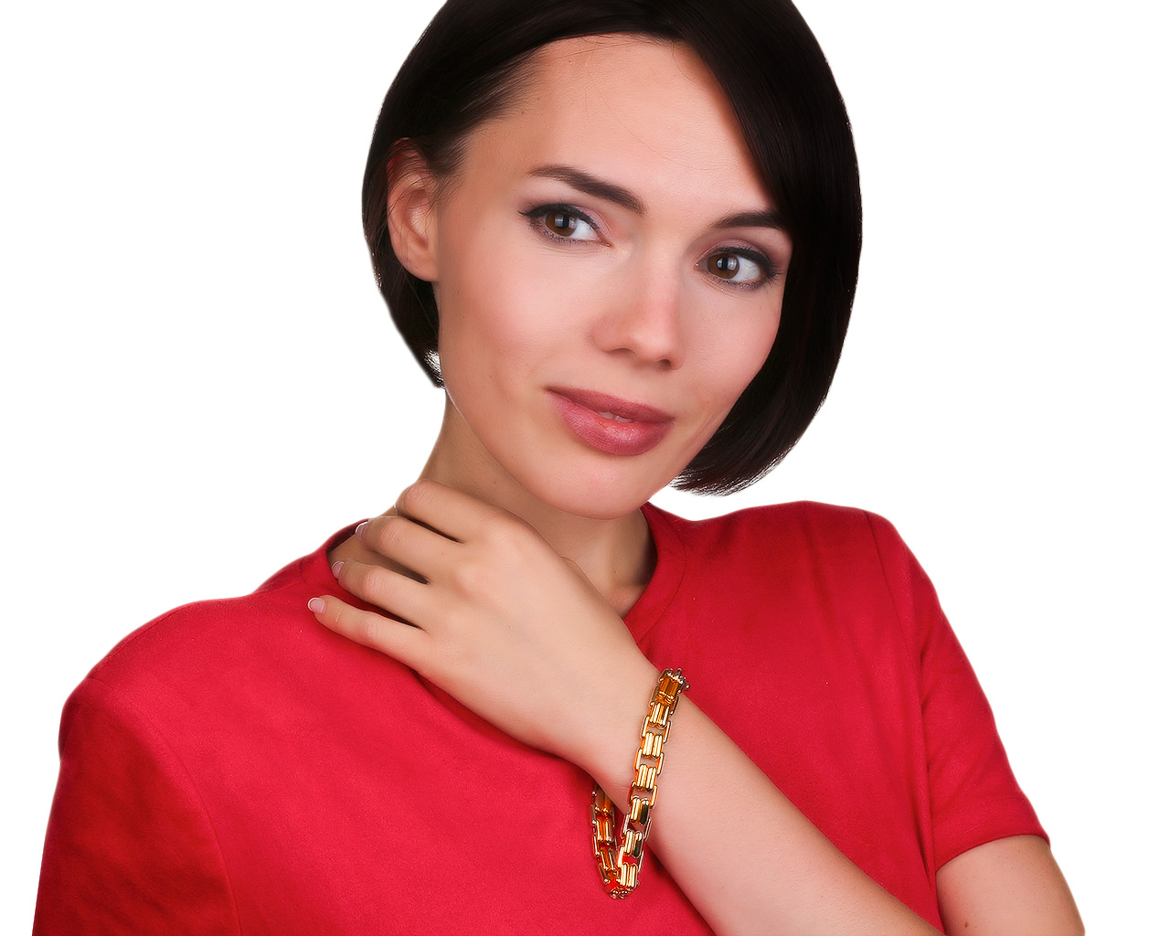 Оригинальный золотой браслет Sauro