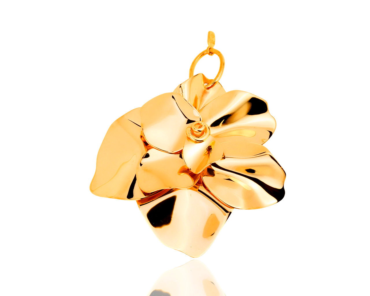 Прекрасная золотая подвеска на шнурке H.Stern 310119/10