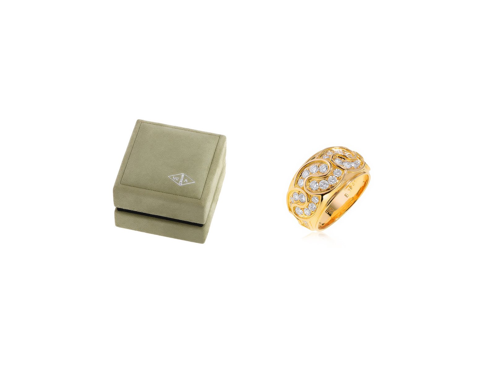Оригинальное золотое кольцо Van Cleef & Arpels