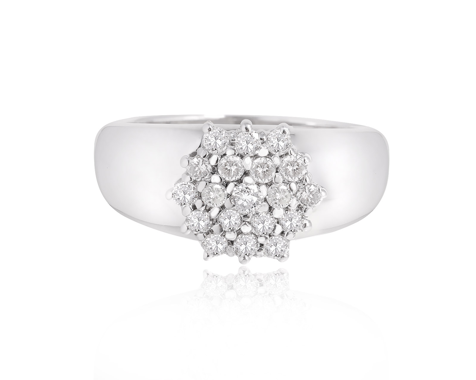 Золотое кольцо с бриллиантами 0.34ct 051224/1