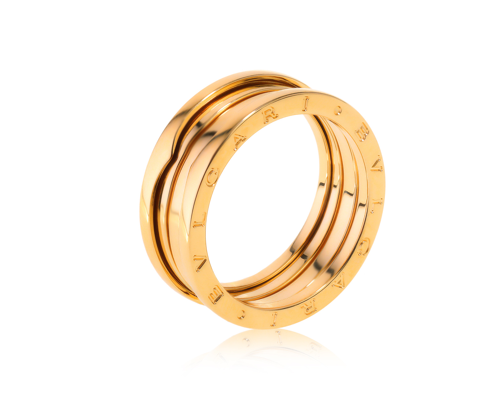 Оригинальное золотое кольцо Bvlgari B.Zero1 080823/2