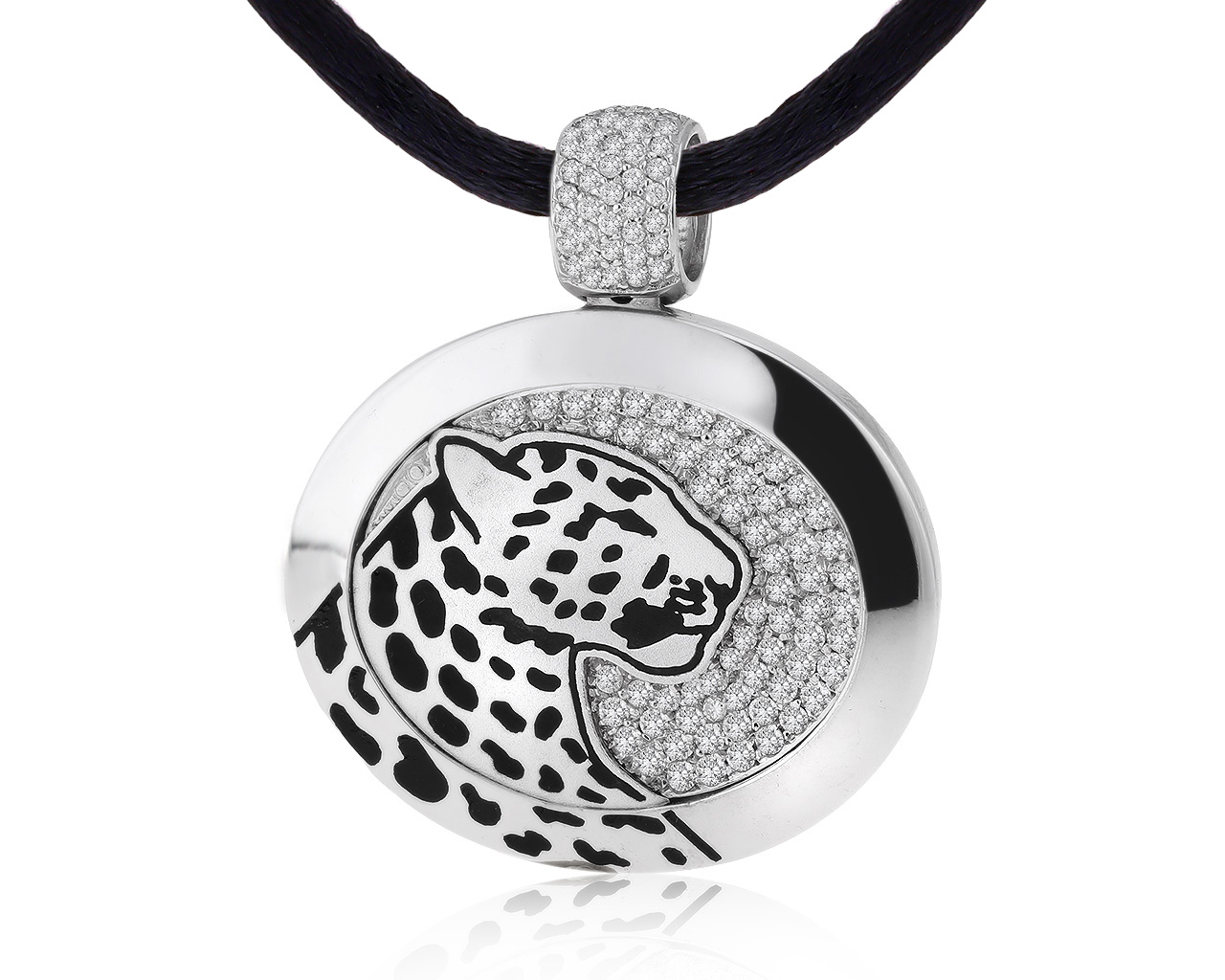 Завораживающий золотой кулон с бриллиантами 0.93ct 041120/13