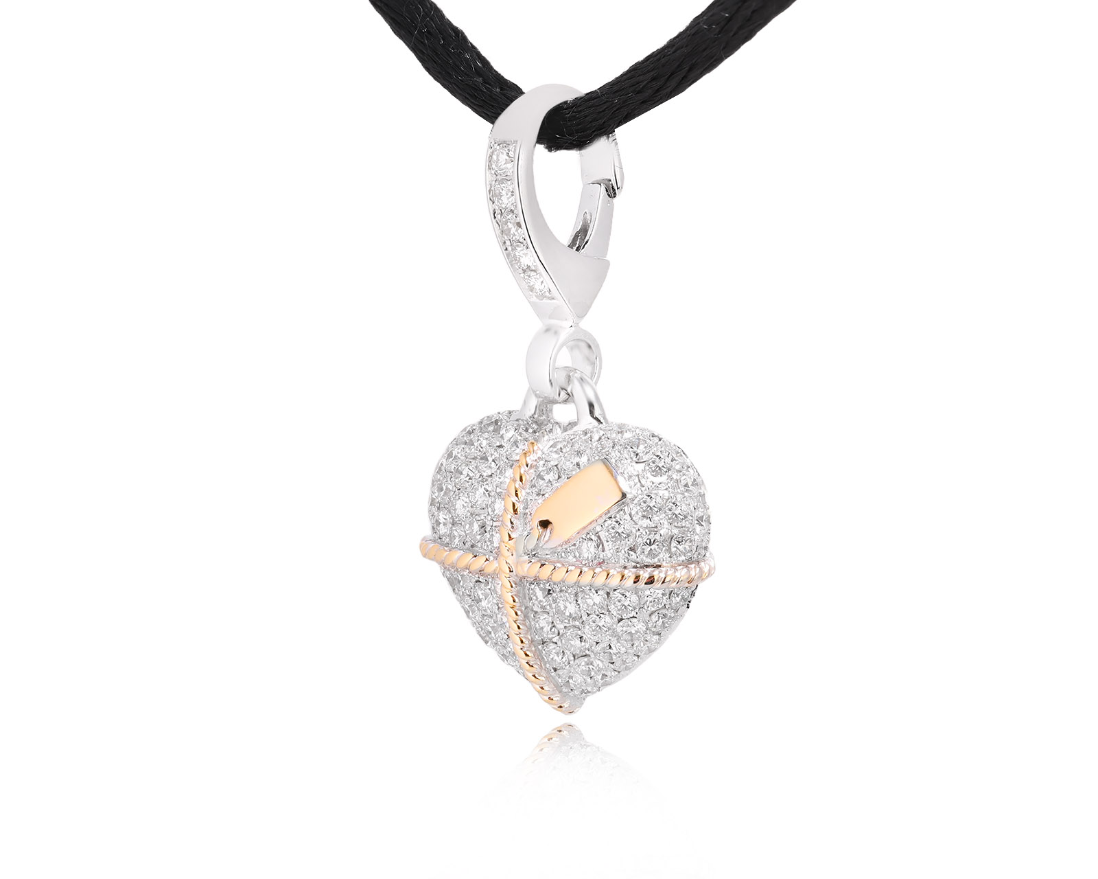 Оригинальный золотой кулон-шарм с бриллиантами 1.20ct Theo Fennell