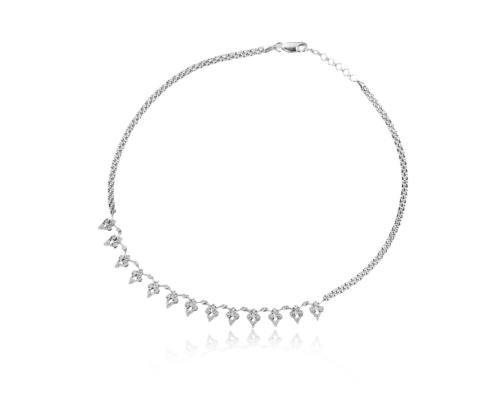 Оригинальное золотое колье с бриллиантами 2.44ct Belle Bague (GIM) 090626/4