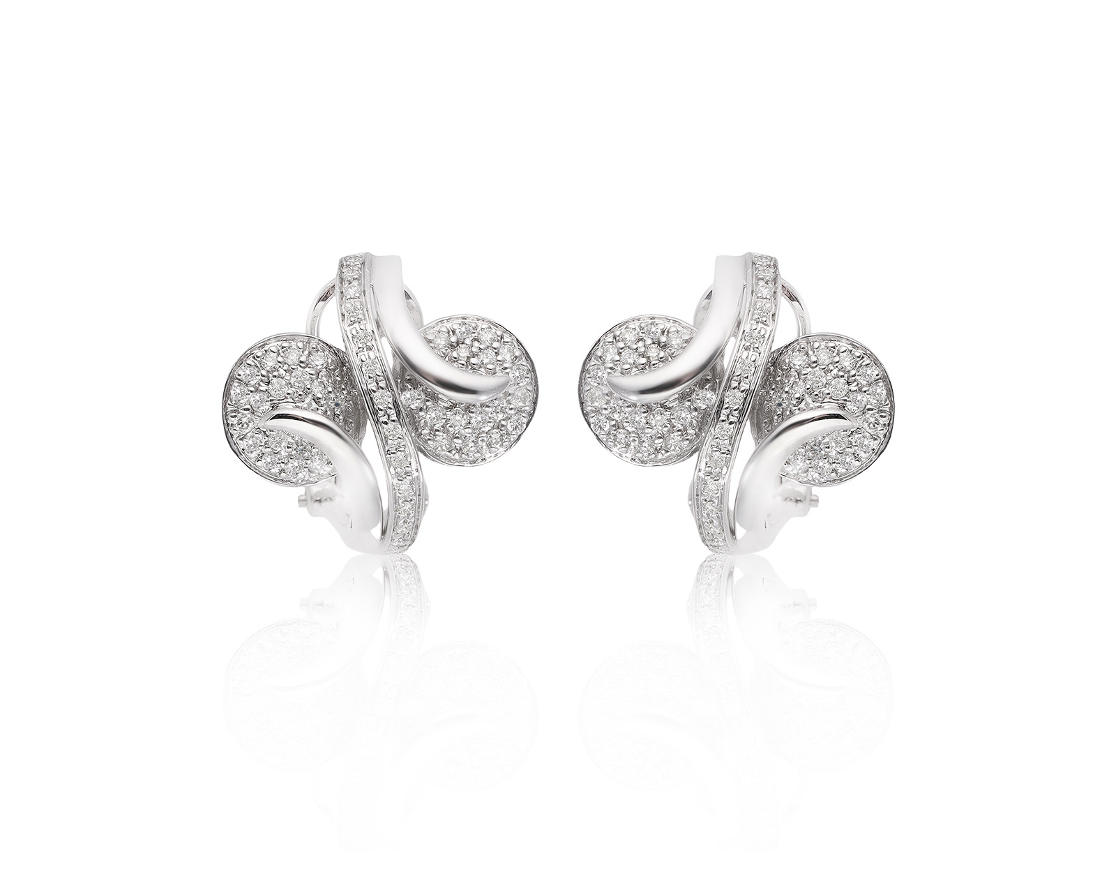 Золотые серьги с бриллиантами 0.48ct 170825/6