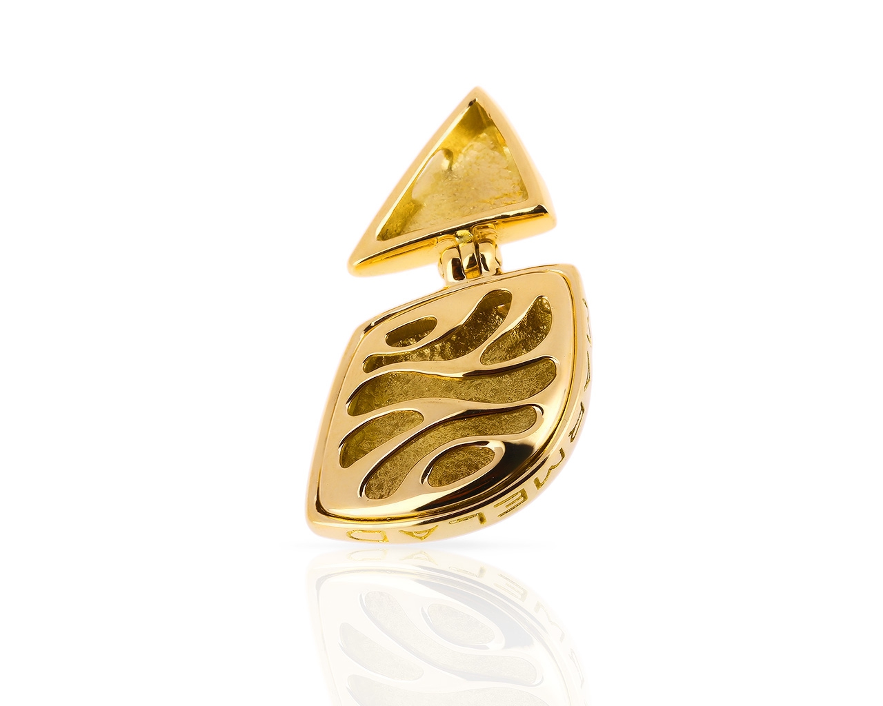 Золотая подвеска с бриллиантами и эмалью Marmelad