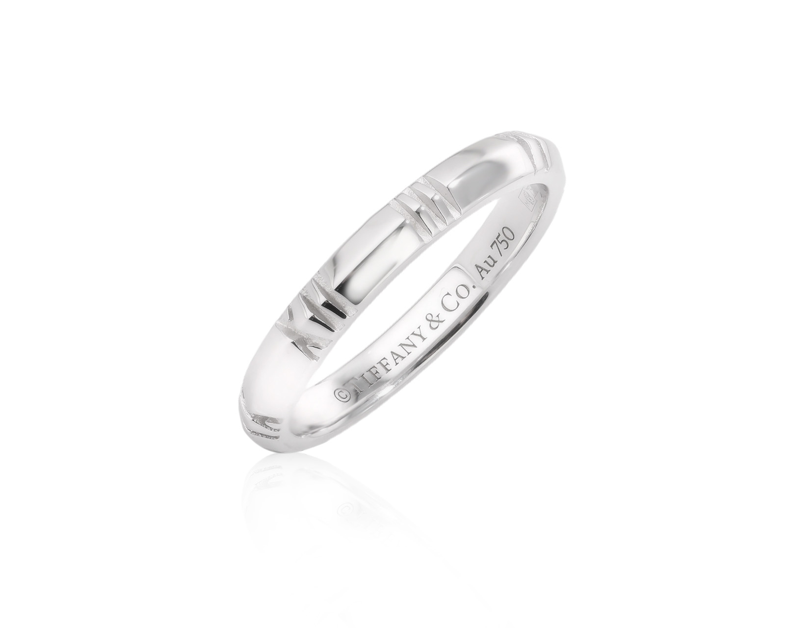 Оригинальное золотое кольцо Tiffany&Co Atlas