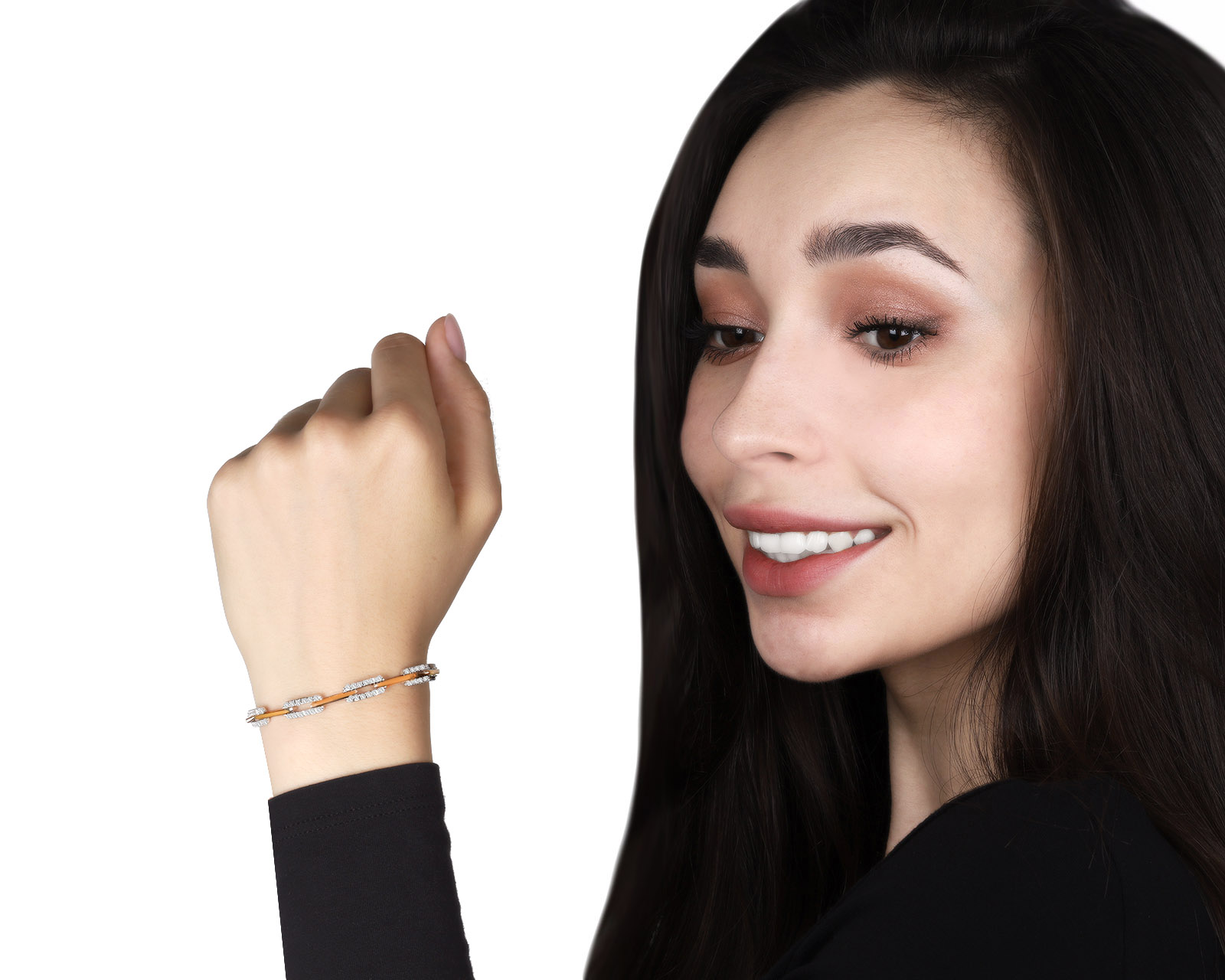 Оригинальный золотой браслет Damiani Segnaletici