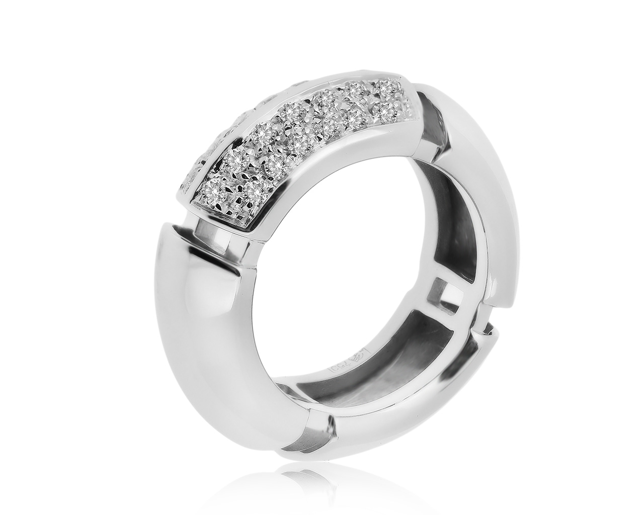 Роскошное золотое кольцо с бриллиантами 0.40ct 161020/8