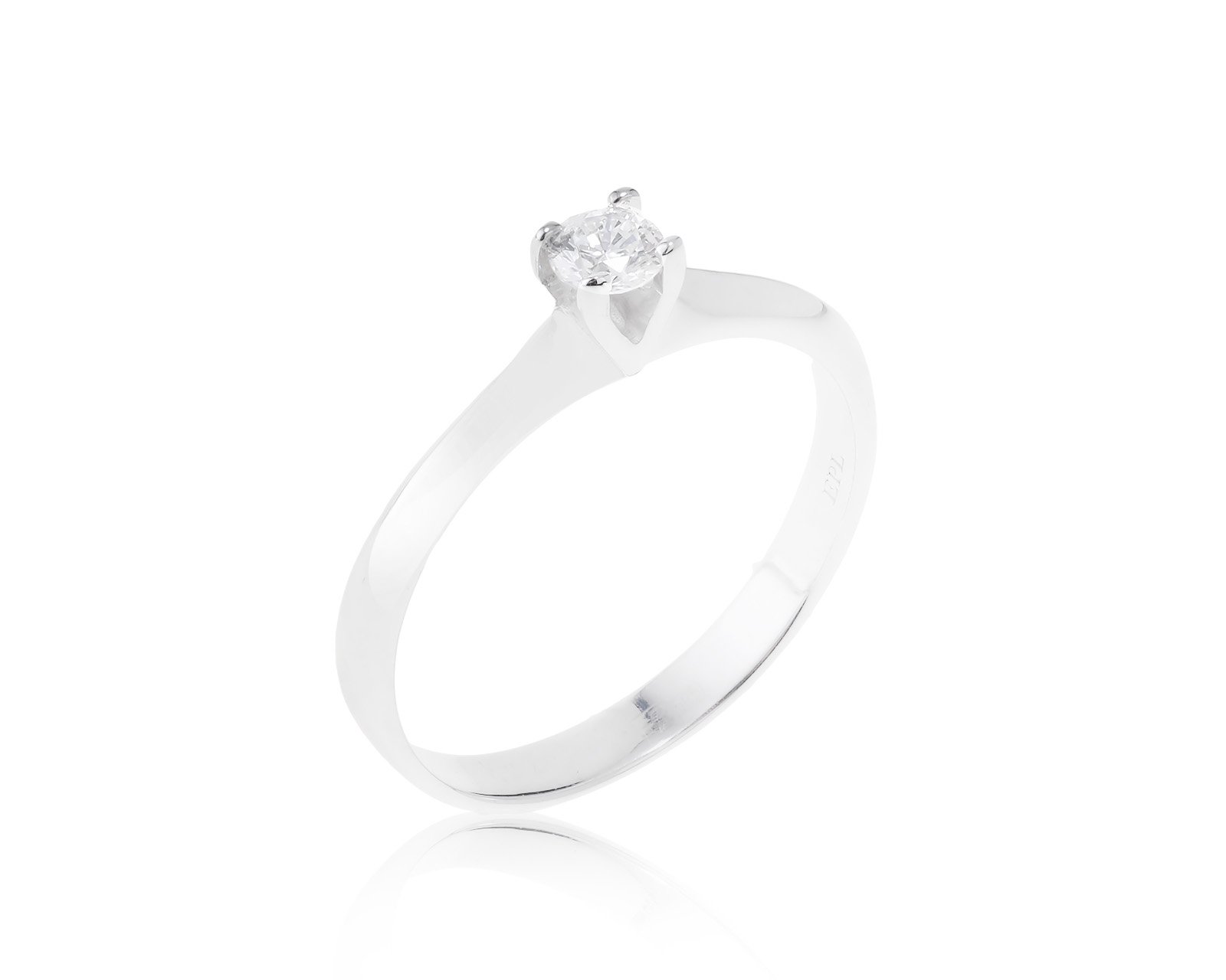 Оригинальное золотое кольцо ЭПЛ Якутские бриллианты 050423/2