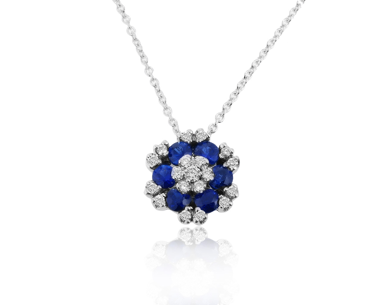 Превосходный золотой кулон с сапфирами 0.94ct Gianni Lazzaro 151220/1 Превосходный золотой кулон с сапфирами 0.94ct Gianni Lazzaro 151220/1