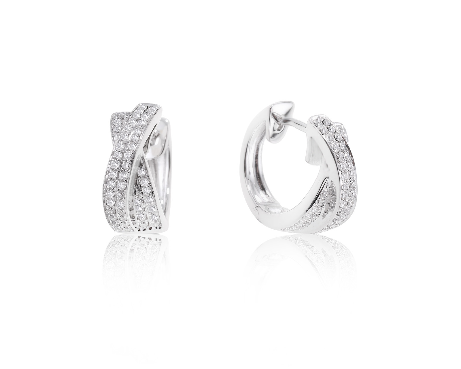Золотые серьги с бриллиантами 0.30ct 270324/10