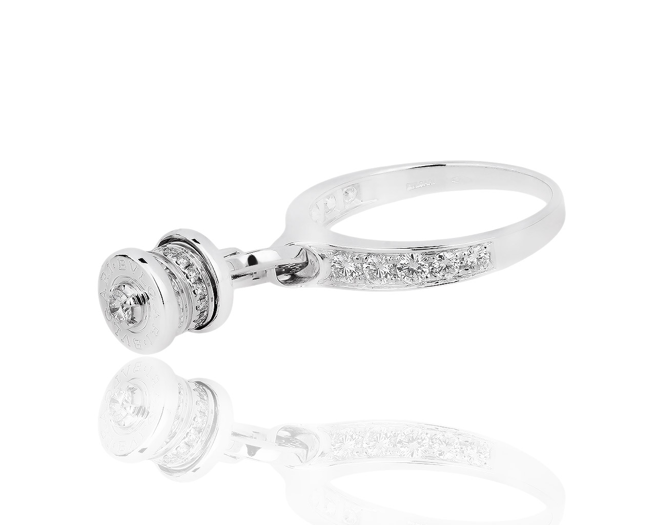 Оригинальное золотое кольцо с бриллиантами 0.75ct Bvlgari B.Zero 1 210818/8