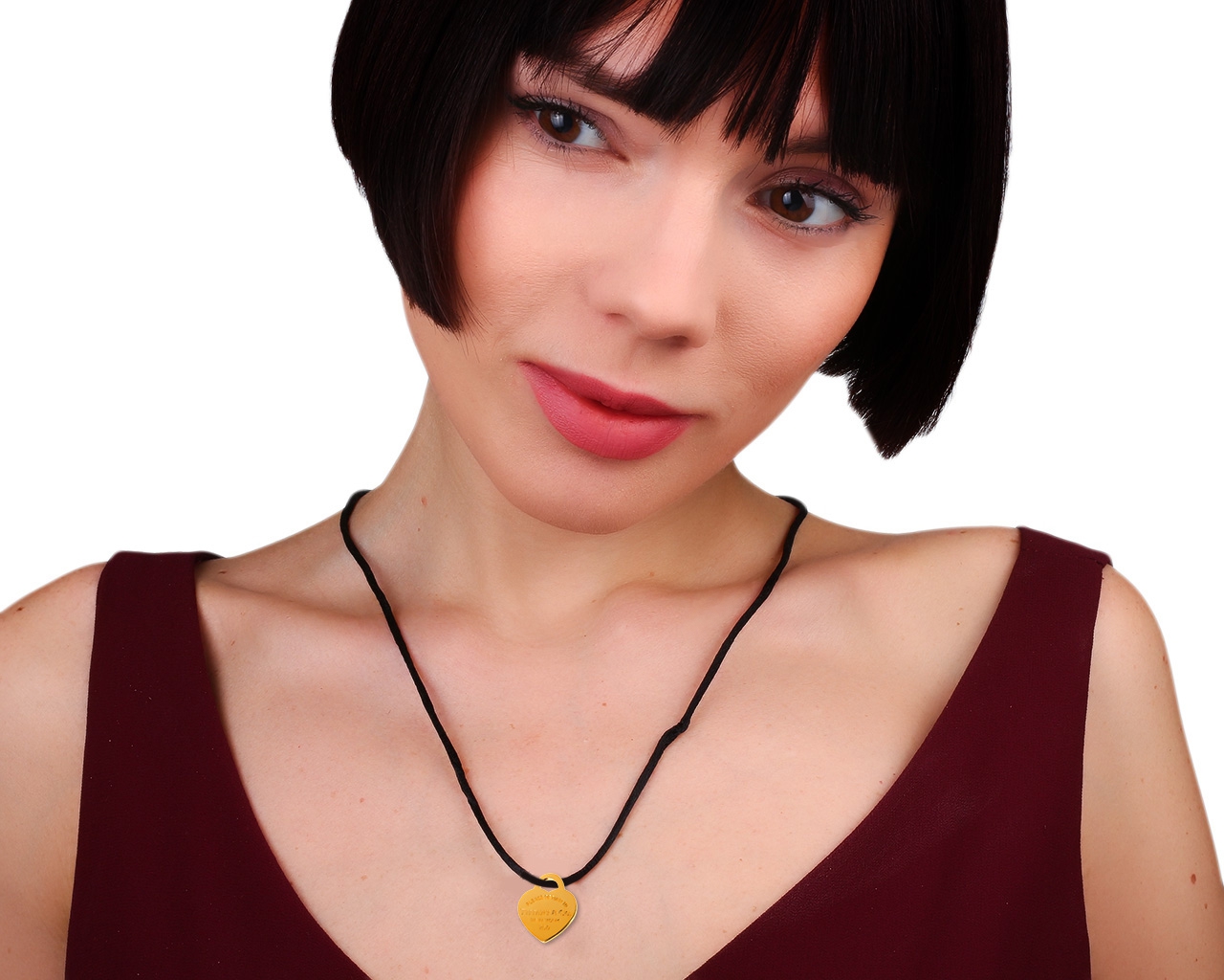 Оригинальный золотой кулон Return to Tiffany&Co Small