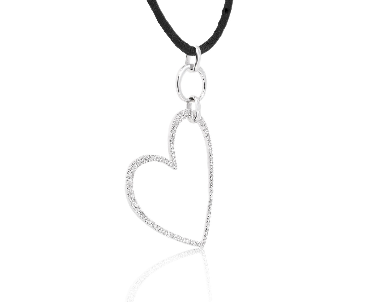 Золотой кулон с бриллиантами 0.50ct