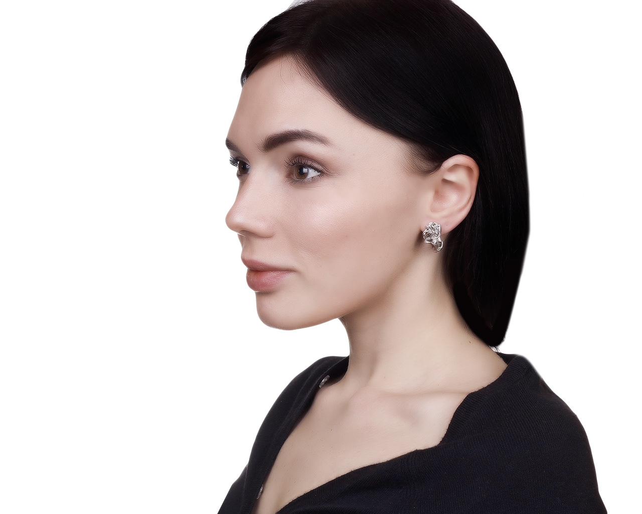 Оригинальные золотые серьги Carrera y Carrera