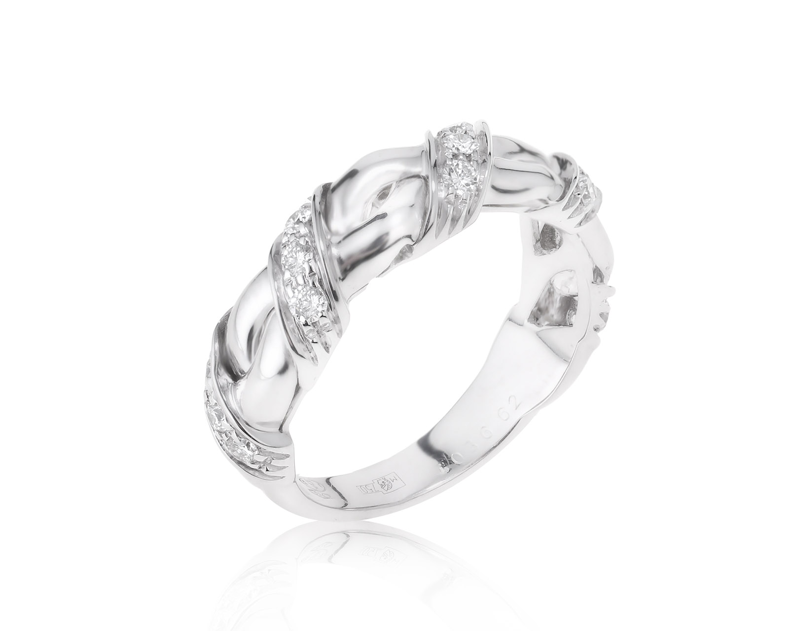 Оригинальное золотое кольцо с бриллиантами 0.30ct Chaumet 200922/2