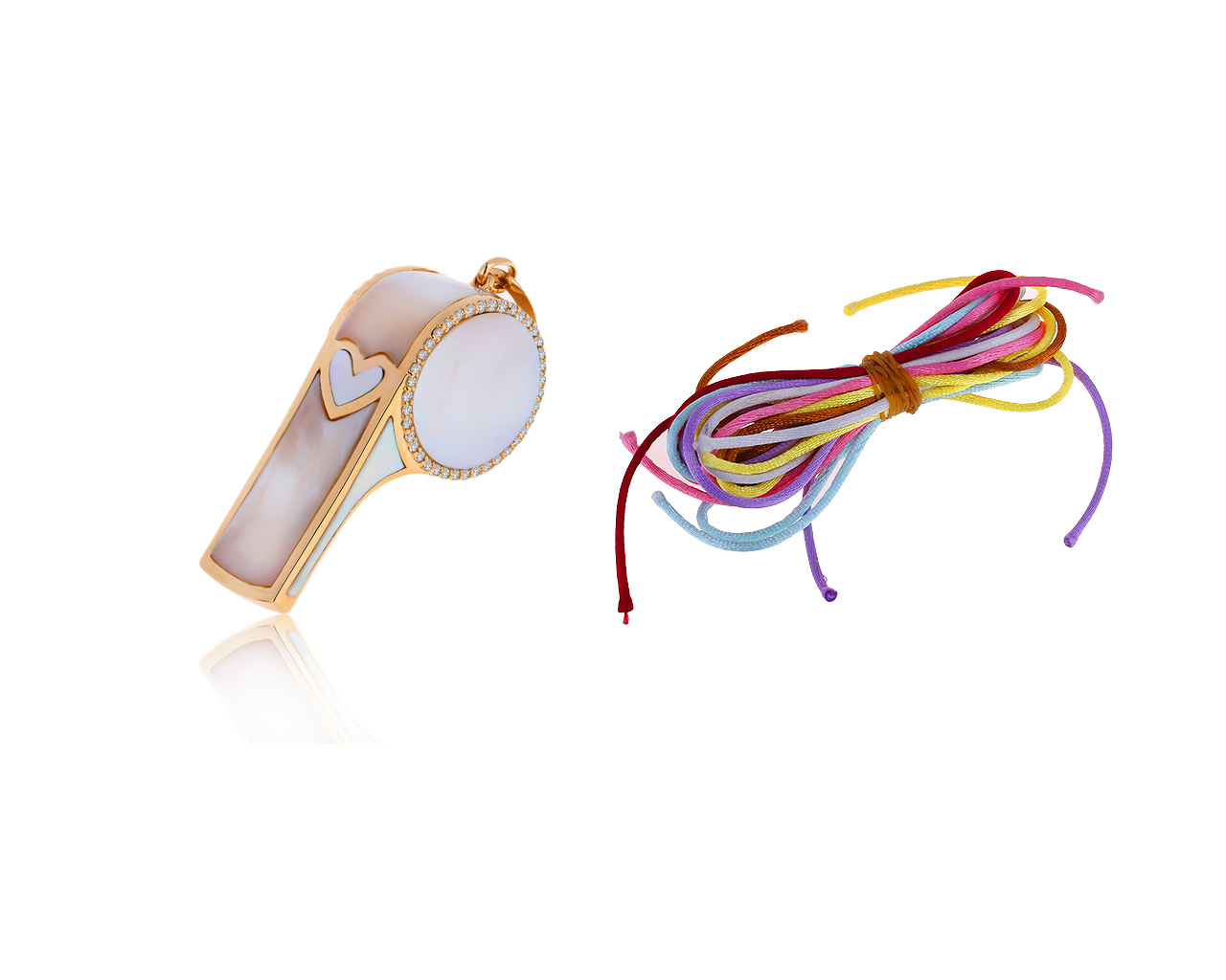 Оригинальный золотой кулон с бриллиантами 0.45ct Victoria Casal