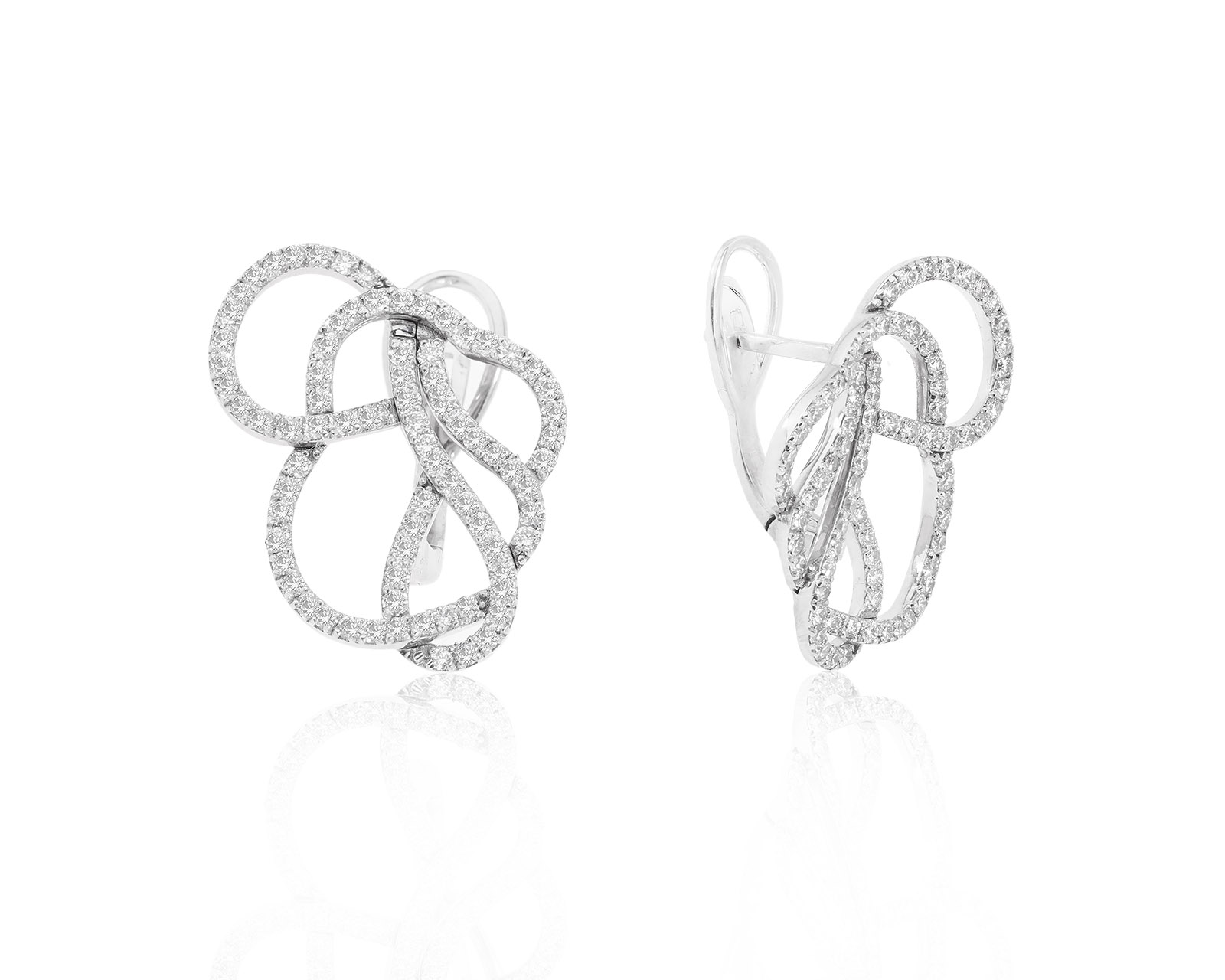 Безупречные золотые серьги с бриллиантами 0.51ct 290622/9