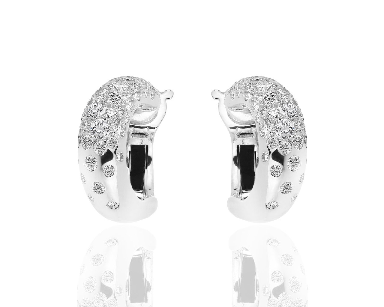 Золотые серьги с бриллиантами 2.31ct Chaumet Anneau 241218/9