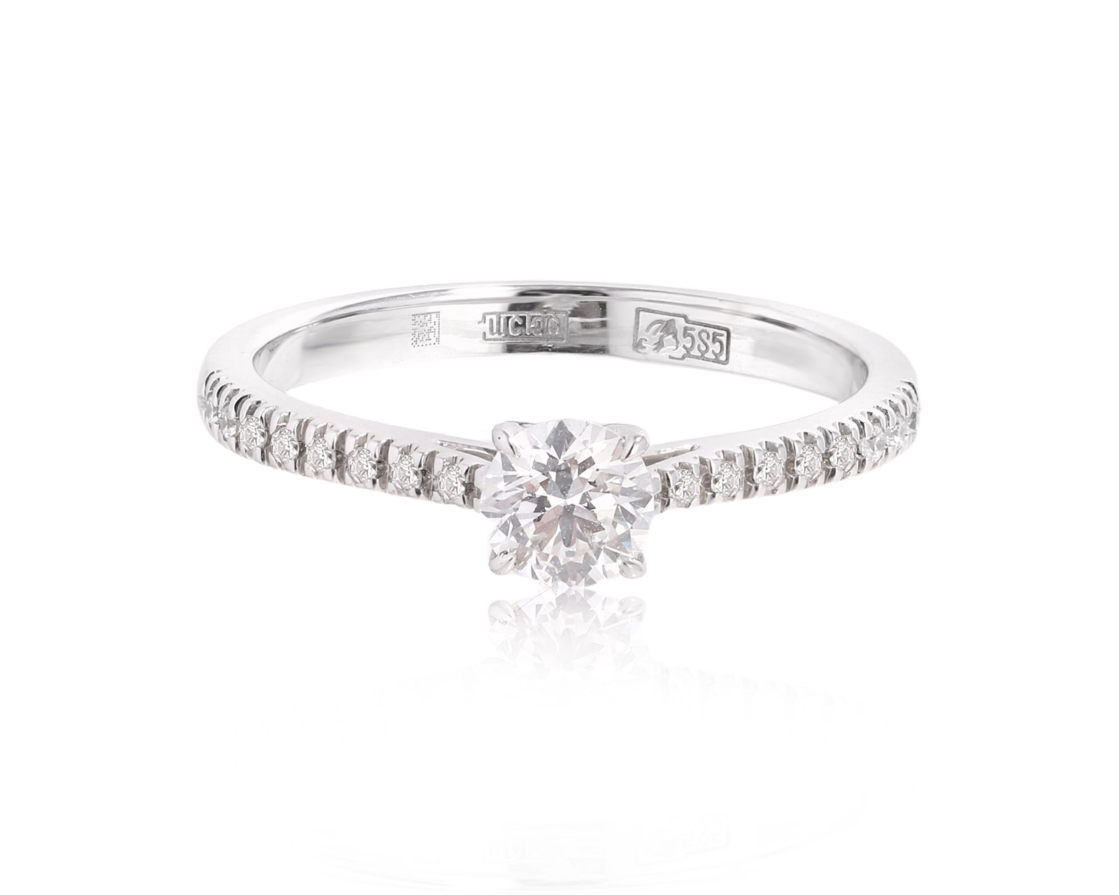 Оригинальное золотое кольцо с бриллиантами 0.48ct Constantin Artmayer