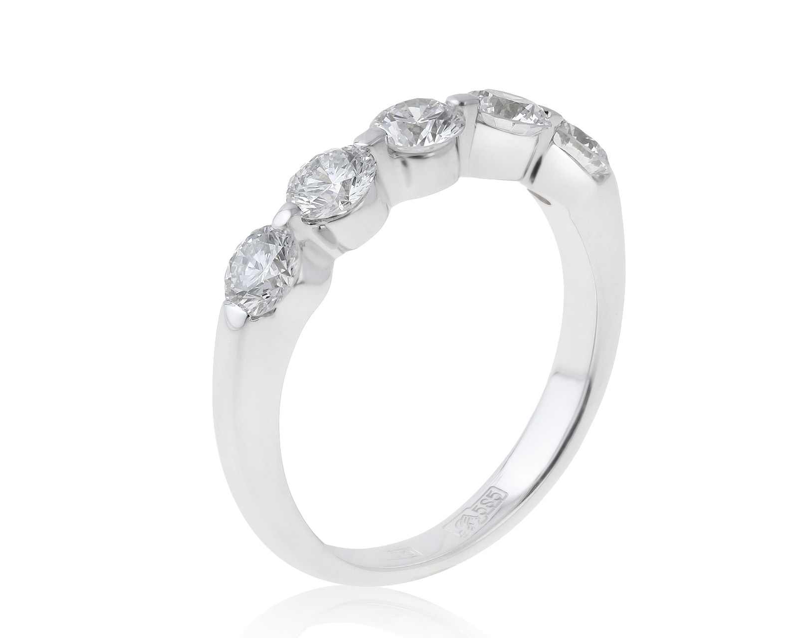 Солидное золотое кольцо с бриллиантами 1.16ct 140821/7