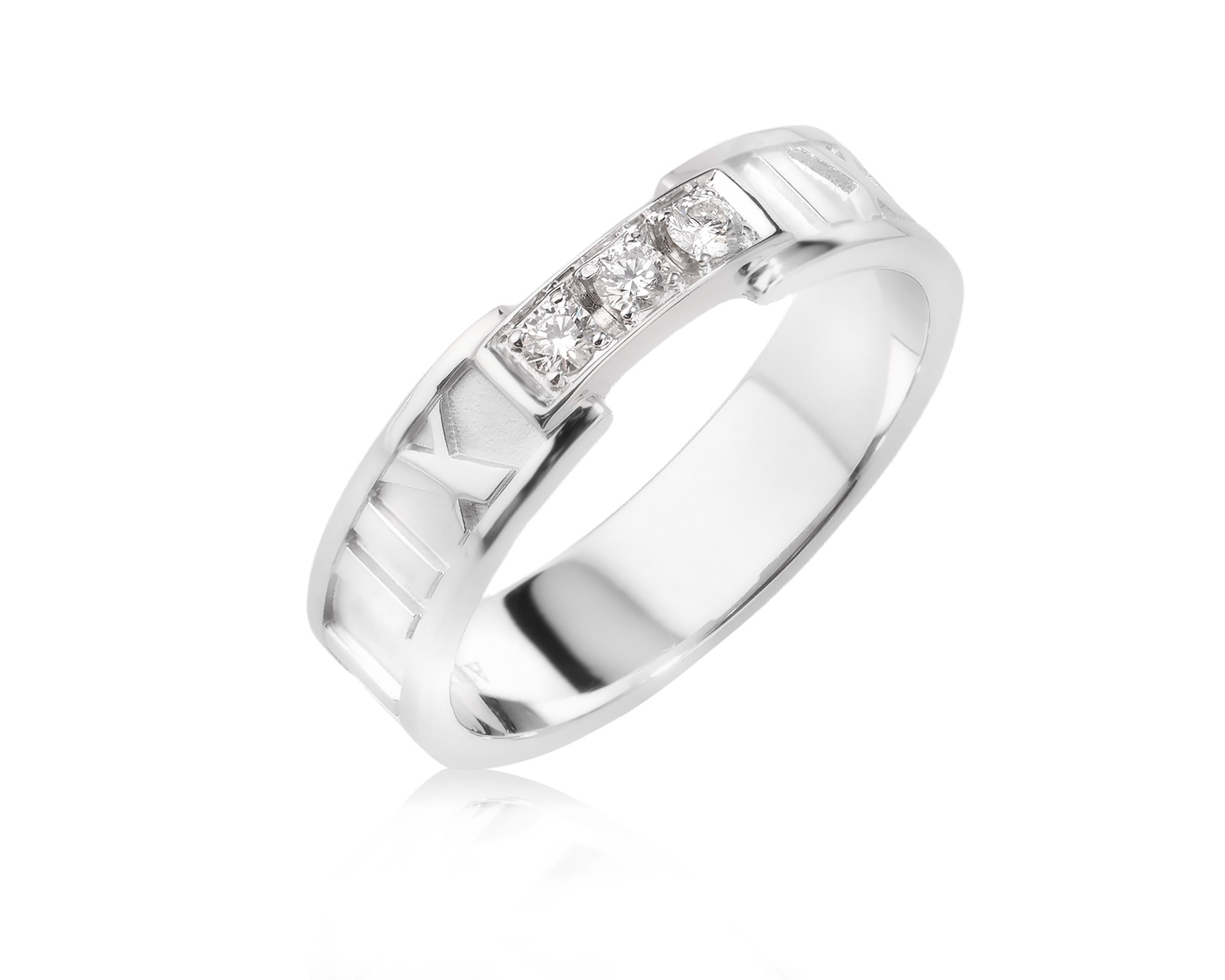 Оригинальное золотое кольцо с бриллиантами 0.15ct Tiffany&Co Atlas 301225/1