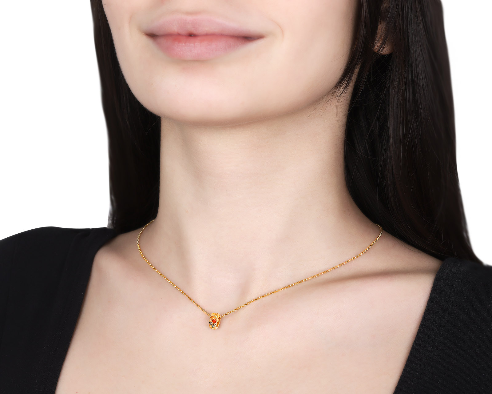 Оригинальный золотой кулон Maximilian Nicolina