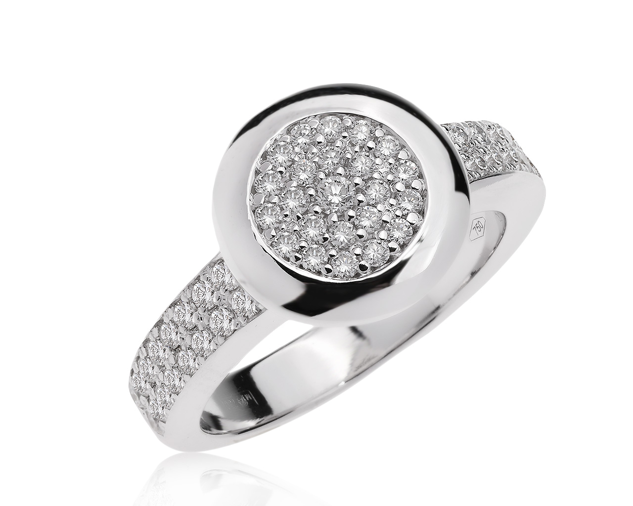 Оригинальное золотое кольцо с бриллиантами 0.58ct Casa Gi