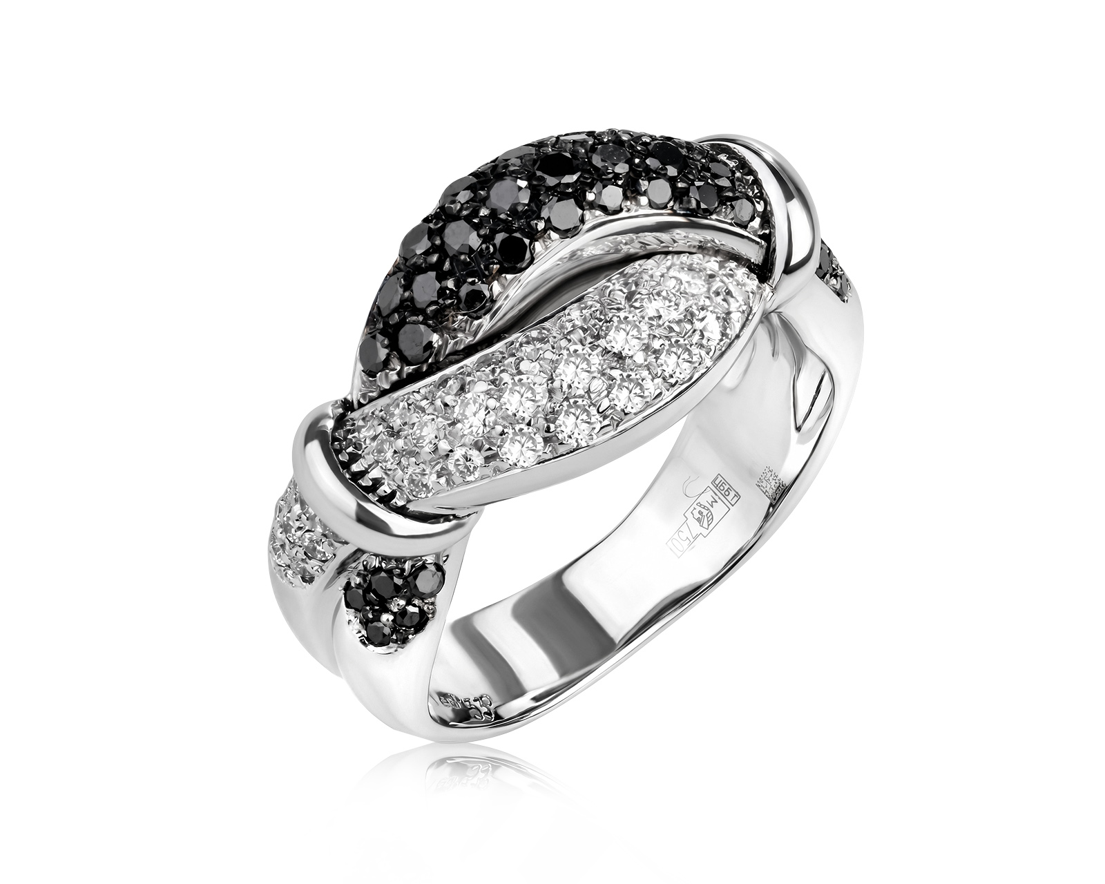 Оригинальное золотое кольцо с бриллиантами 0.60ct Leo Pizzo 230126/1
