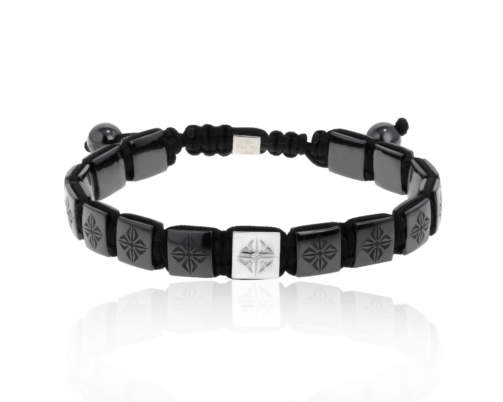 Оригинальный золотой браслет с бриллиантами 0.05ct Shamballa 170921/9 Оригинальный золотой браслет с бриллиантами 0.05ct Shamballa 170921/9