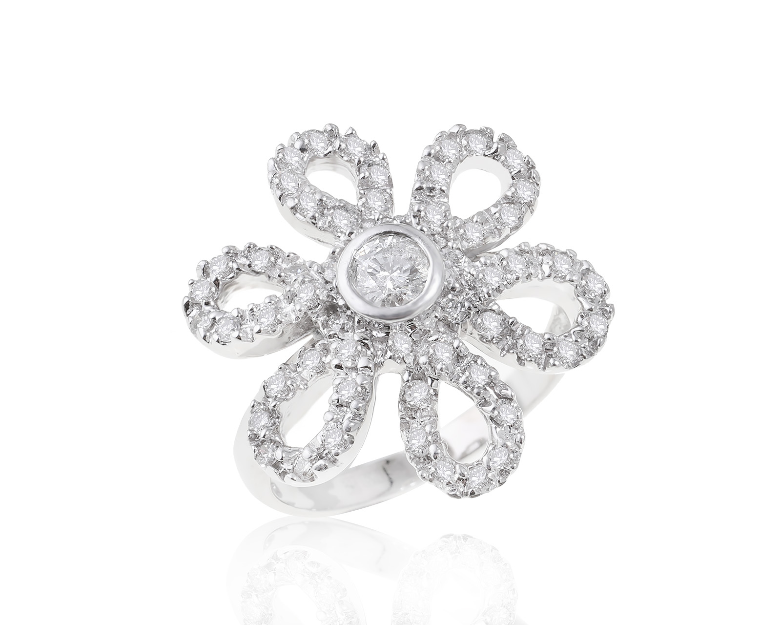 Золотое кольцо с бриллиантами 0.88ct 150424/9 Золотое кольцо с бриллиантами 0.88ct 150424/9