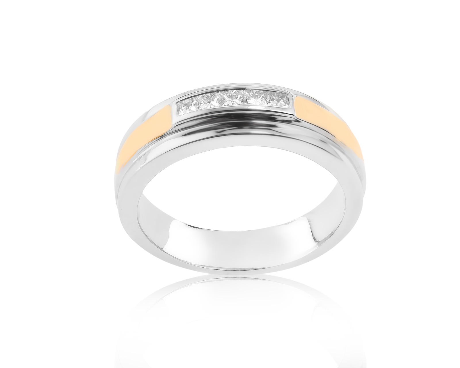 Золотое кольцо с бриллиантами 0.25ct 050723/5