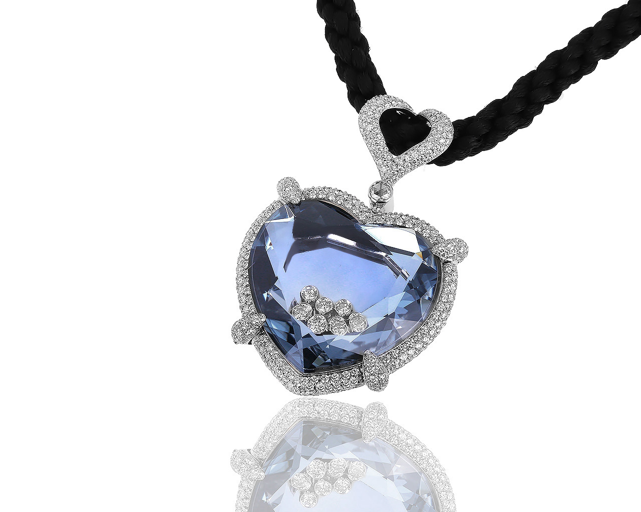 Золотой кулон с бриллиантами 5.42ct Chopard So Happy Heart 220718/2