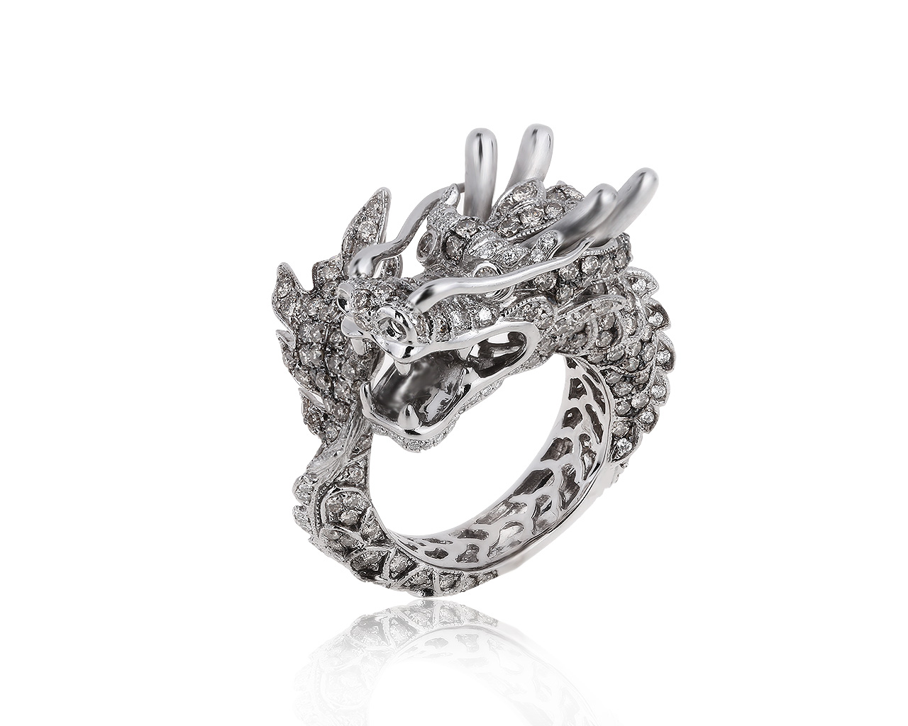 Королевское золотое кольцо с бриллиантами 3.50ct 030419/8