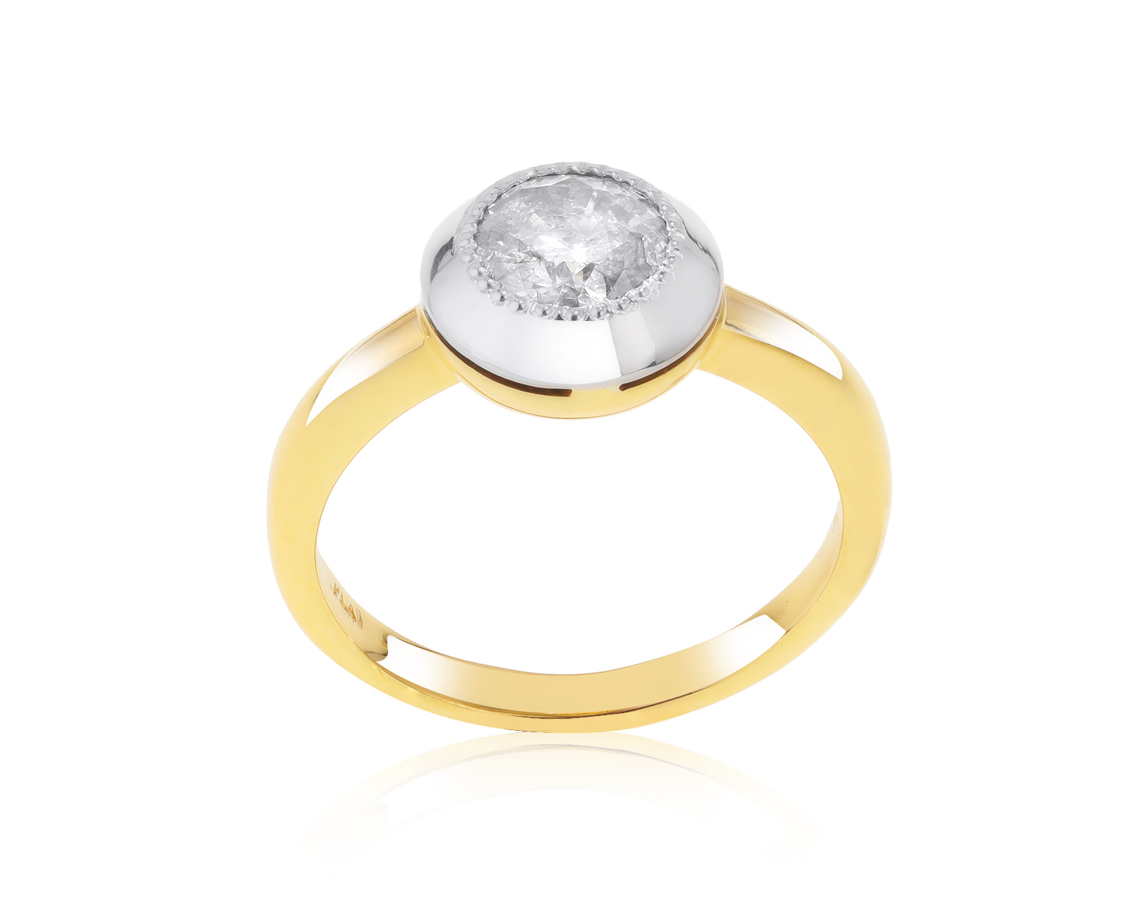Шикарное золотое кольцо с бриллиантом 1.40ct 190422/4