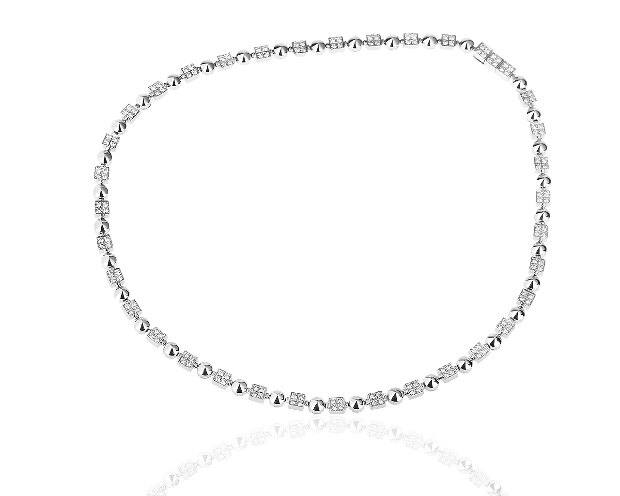 Золотое колье с бриллиантами 3.02ct Bvlgari Lucia 080518/37