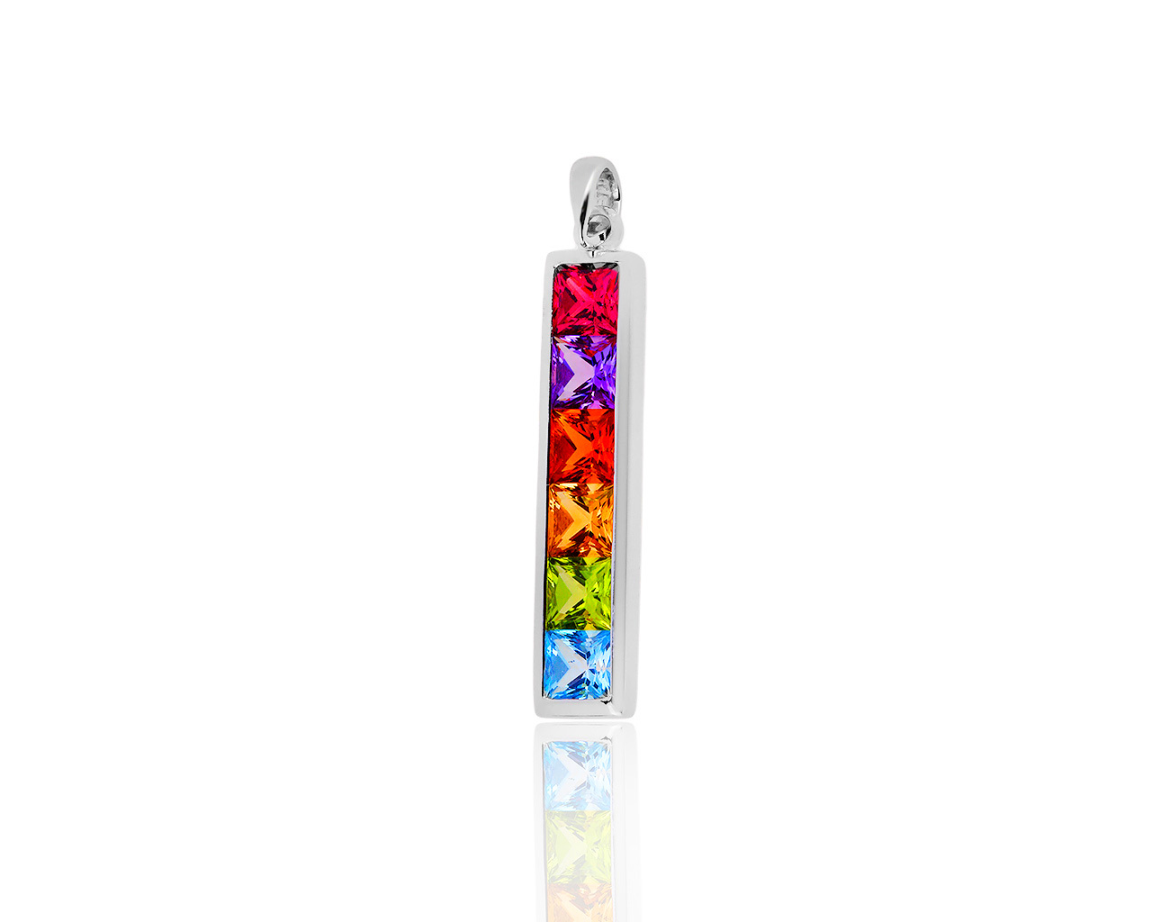 Оригинальный золотой кулон с цветными камнями 1.91ct H.Stern 101019/15