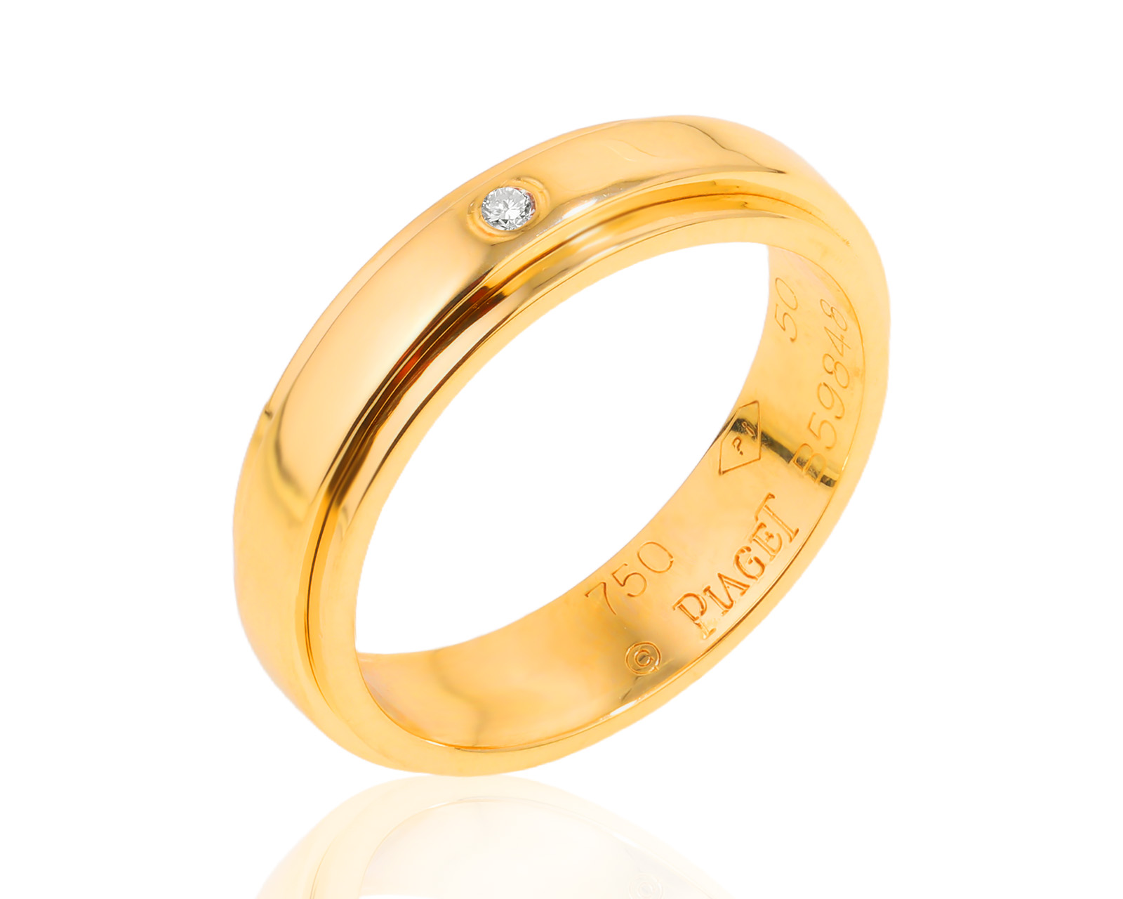 Оригинальное золотое кольцо Piaget Posession