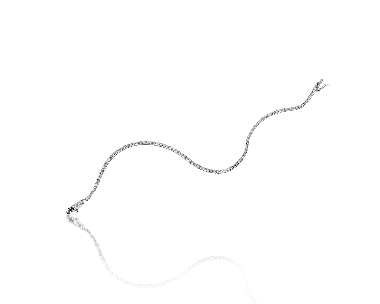 Стильный золотой браслет с бриллиантами 1.00ct 201219/14