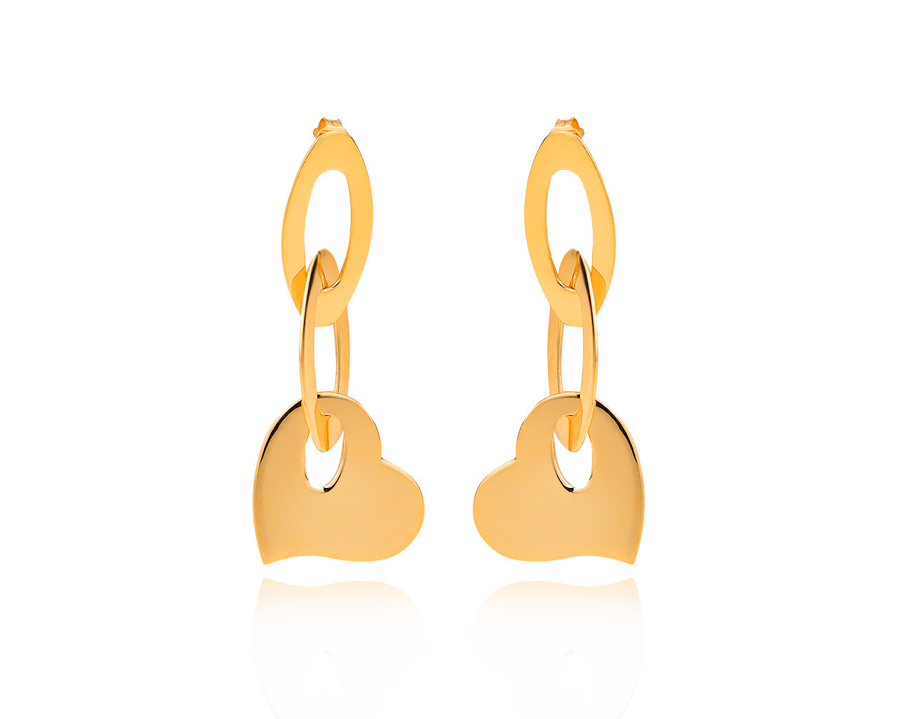 Оригинальные золотые серьги с рубинами 0.04ct Roberto Coin 140320/7