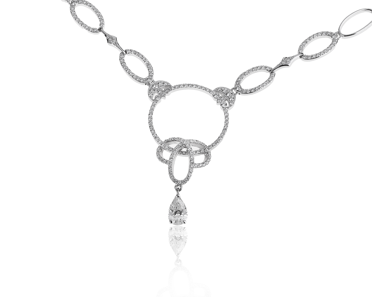 Шикарное золотое колье с бриллиантами 2.47ct 291119/3 Шикарное золотое колье с бриллиантами 2.47ct 291119/3
