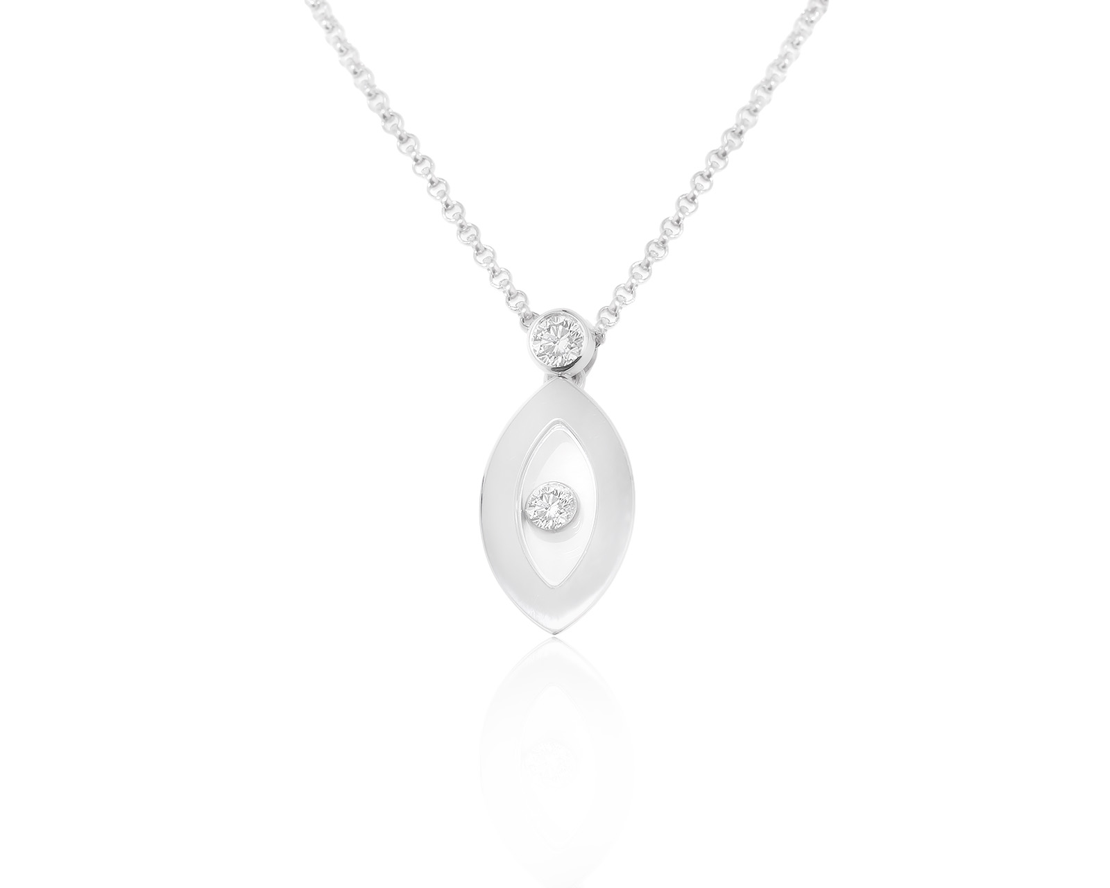 Оригинальный золотой кулон Chopard Happy Diamonds 291222/3